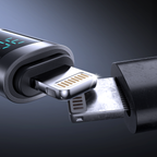 Joyroom S-A16 Pro Prism Series 30W USB-C - Lightning Laidas su ekranu 1.2m - juodas