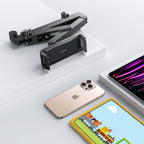 Joyroom JR-ZS433 automobilinis galvos atramos laikiklis juodas -- Cell phone holders