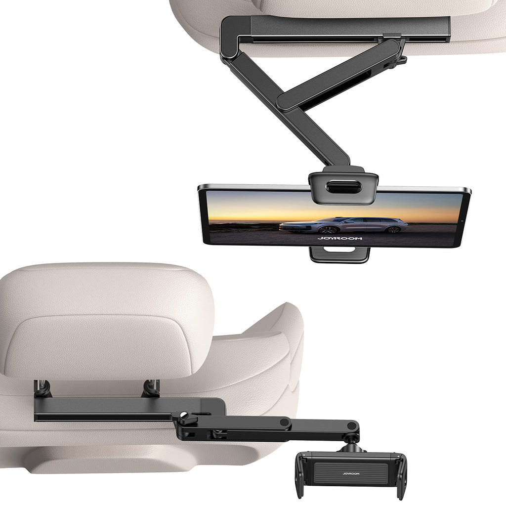 Joyroom JR-ZS433 automobilinis galvos atramos laikiklis juodas -- Cell phone holders