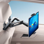 Joyroom JR-ZS433 automobilinis galvos atramos laikiklis juodas -- Cell phone holders