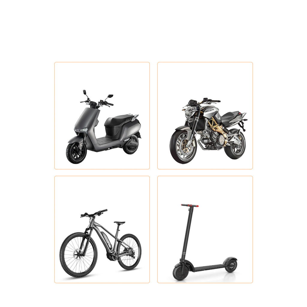 Joyroom JR-ZS431 telefono laikiklis dviračiui, motociklui, paspirtukui - juodas