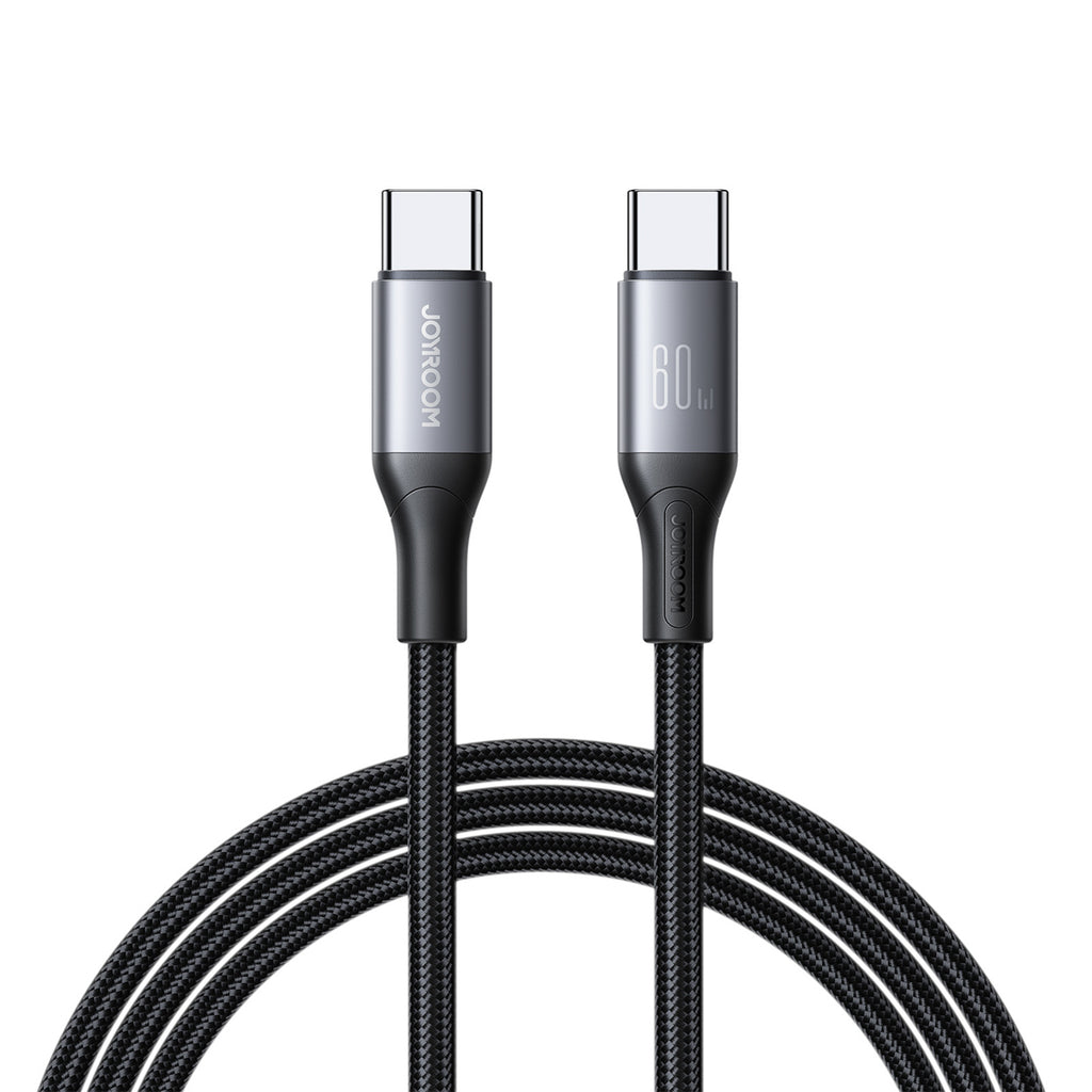 Joyroom Laidas S-A28 Flash Series 60W USB-C - USB-C 2m juodas