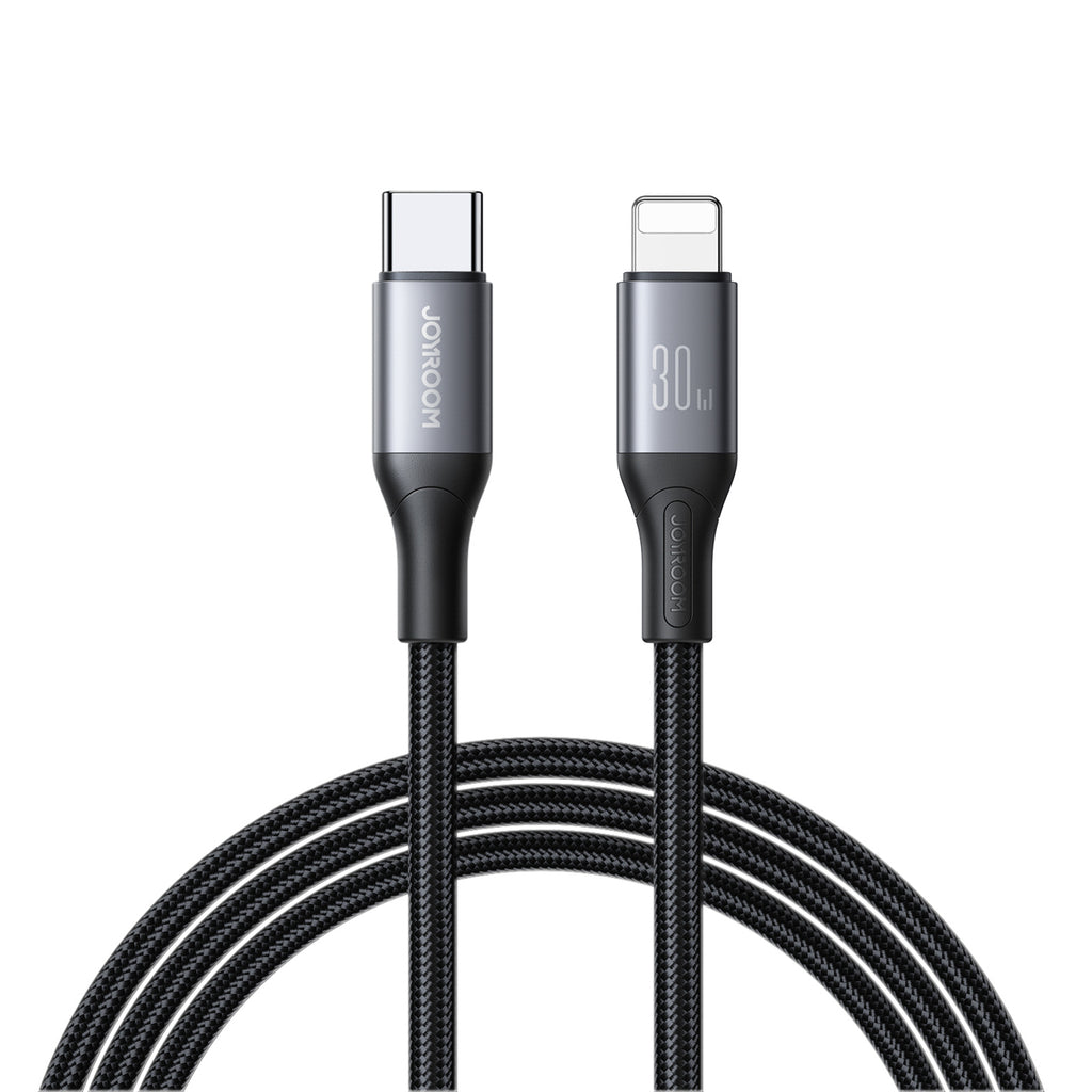 Joyroom Laidas S-A28 Flash Series 30W USB-C - Lightning 1m juodas