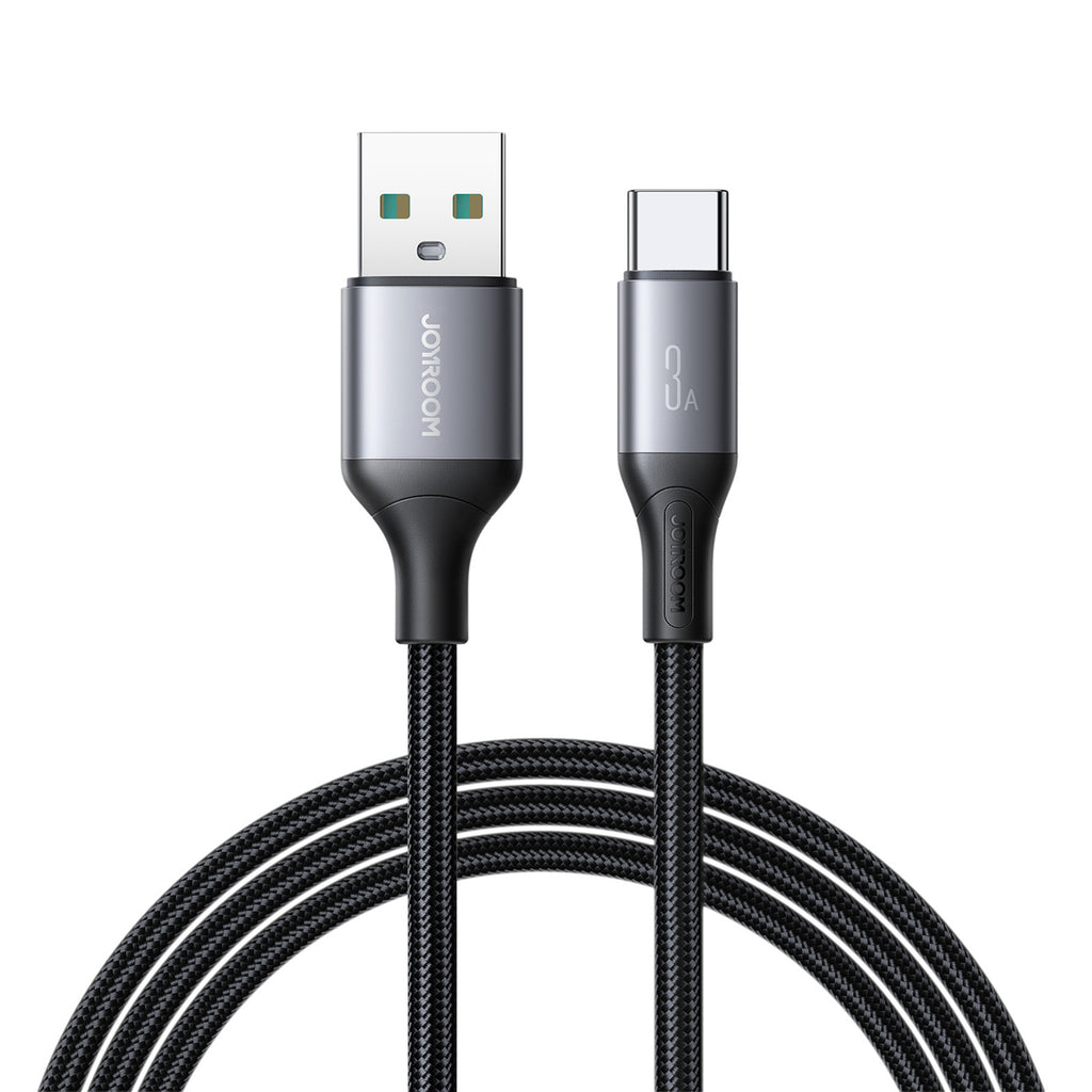 Joyroom Laidas S-A28 Flash Series 3A USB-A - USB-C 2m juodas