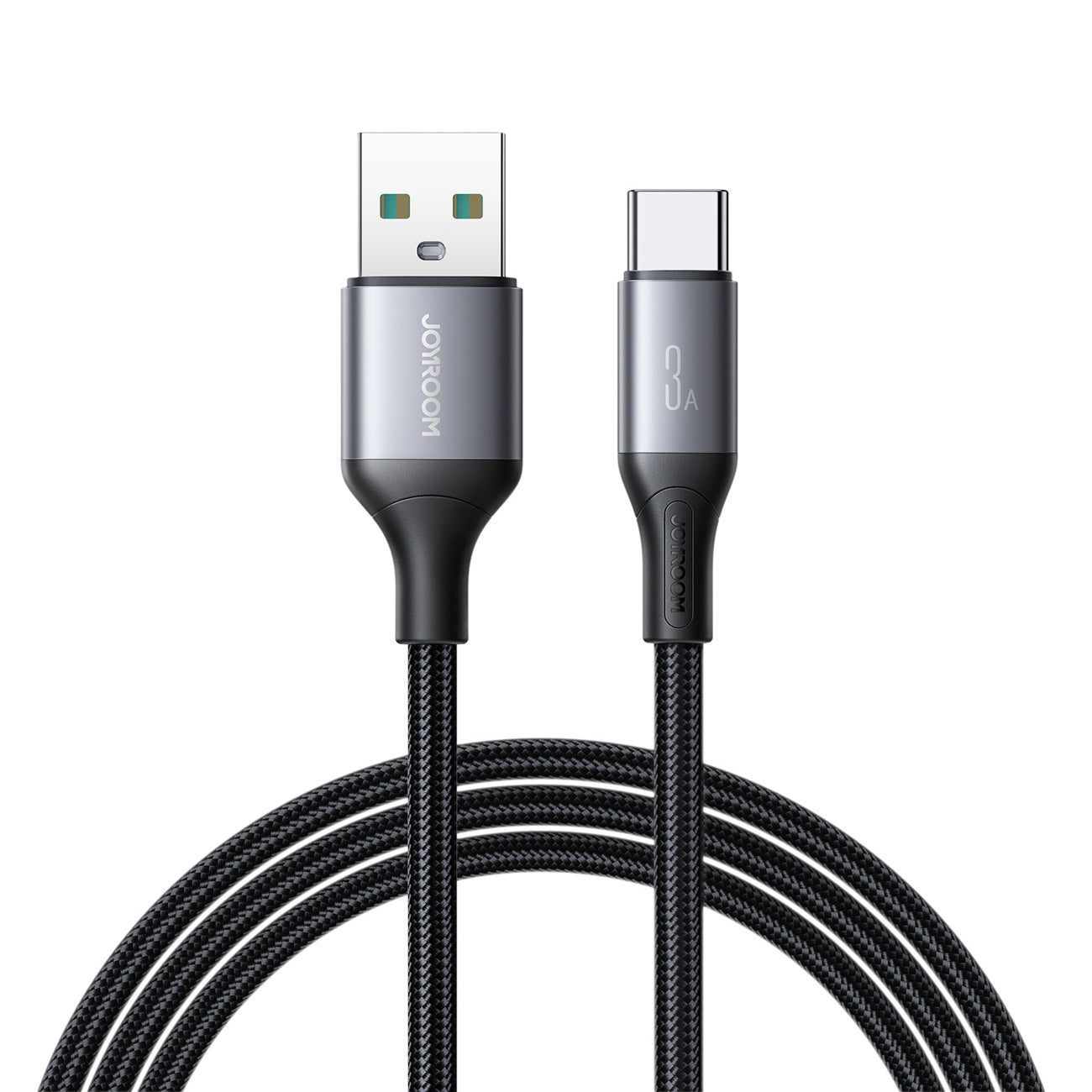 Joyroom Laidas S-A28 Flash Series 3A USB-A - USB-C 2m juodas