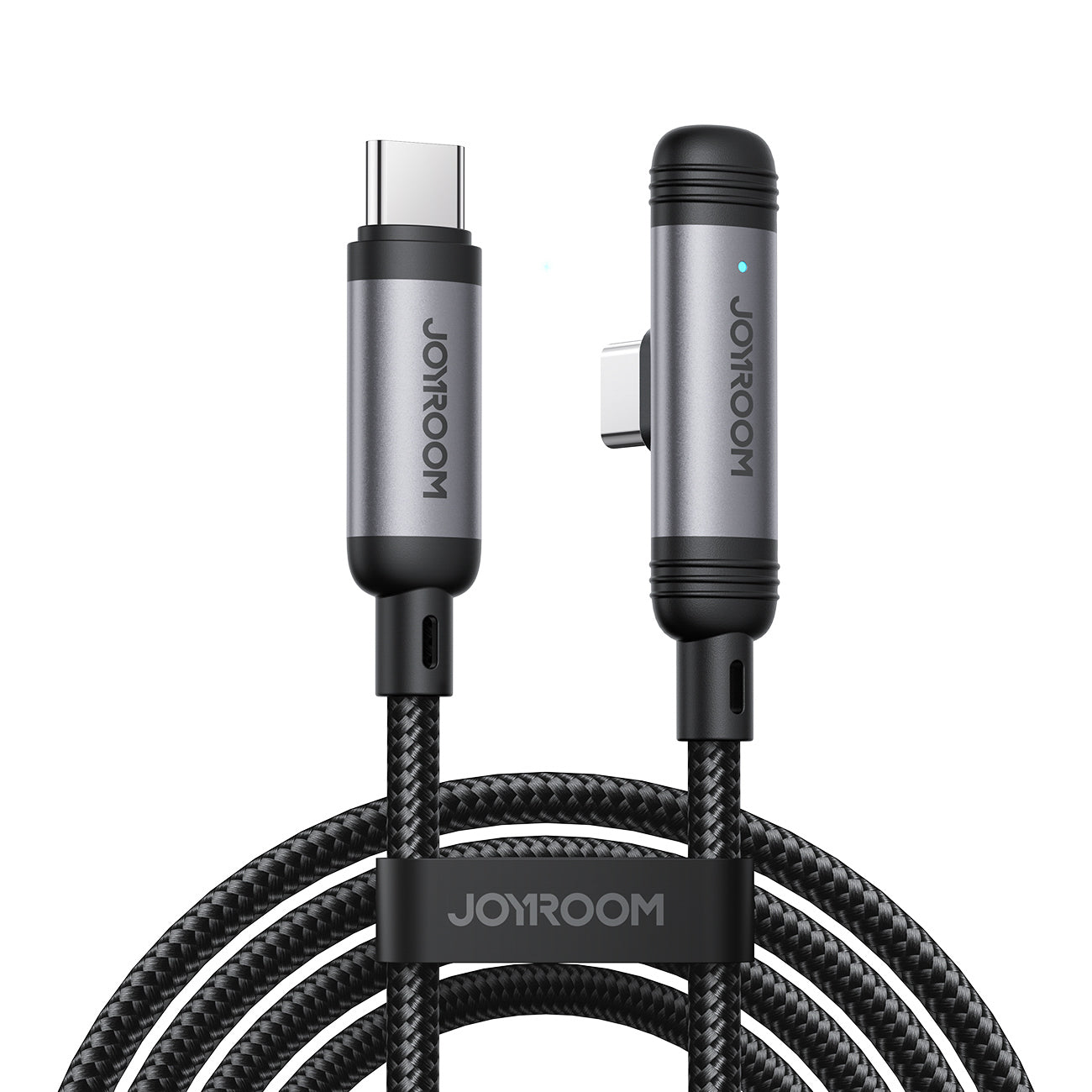 Joyroom Laidas S-A56 EnjoyX Series 90° USB-C - USB-C 60W 1.2m juodas