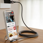 Joyroom Laidas S-A56 EnjoyX Series 90° USB-C - USB-C 60W 1.2m juodas