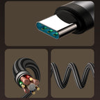 Joyroom Laidas S-A56 EnjoyX Series 90° USB-C - USB-C 60W 1.2m juodas