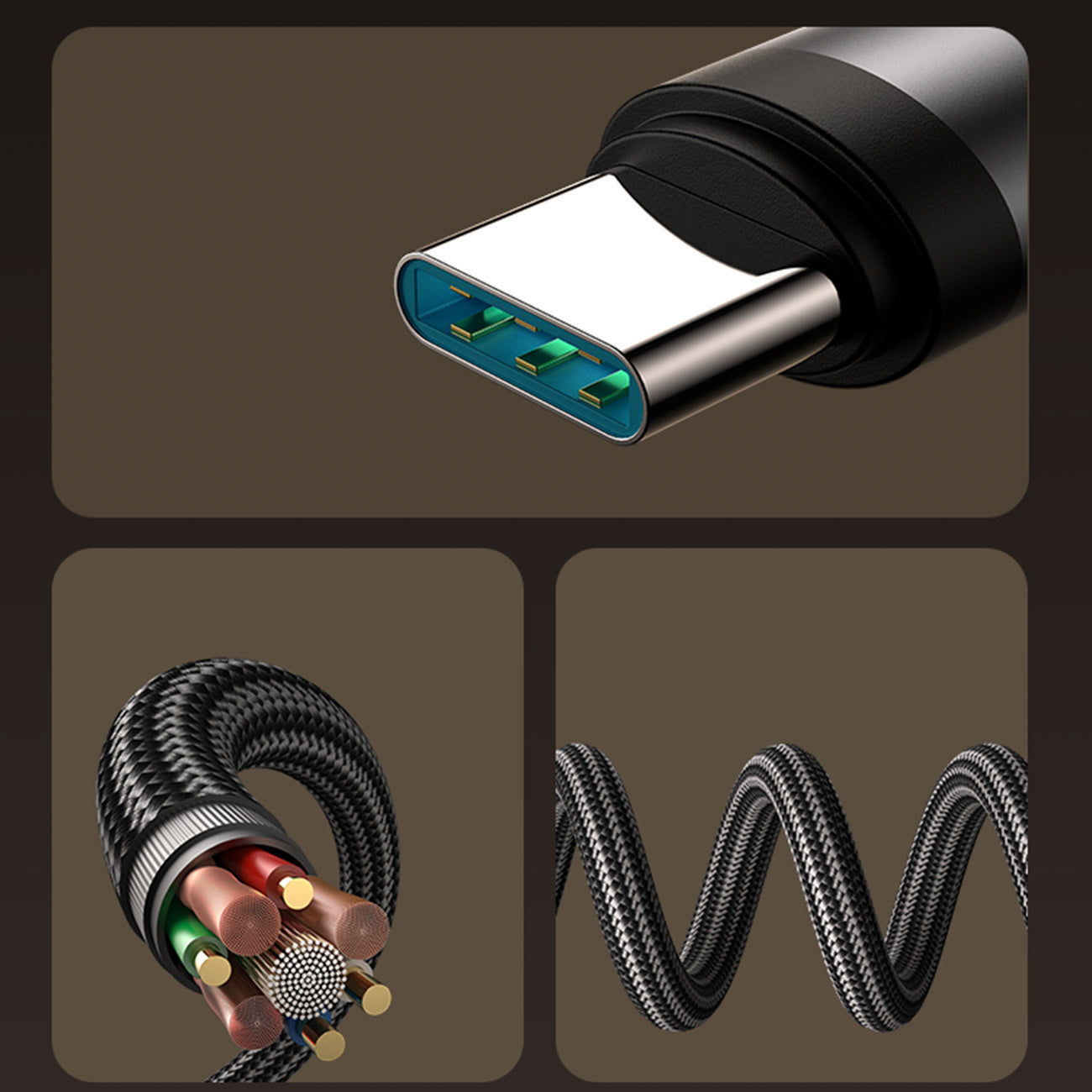 Joyroom Laidas S-A56 EnjoyX Series 90° USB-C - Lightning 30W 1.2m juodas