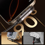 Joyroom Laidas S-A56 EnjoyX Series 90° USB-A - Lightning 3A 1.2m juodas