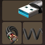 Joyroom Laidas S-A56 EnjoyX Series 90° USB-A - Lightning 3A 1.2m juodas