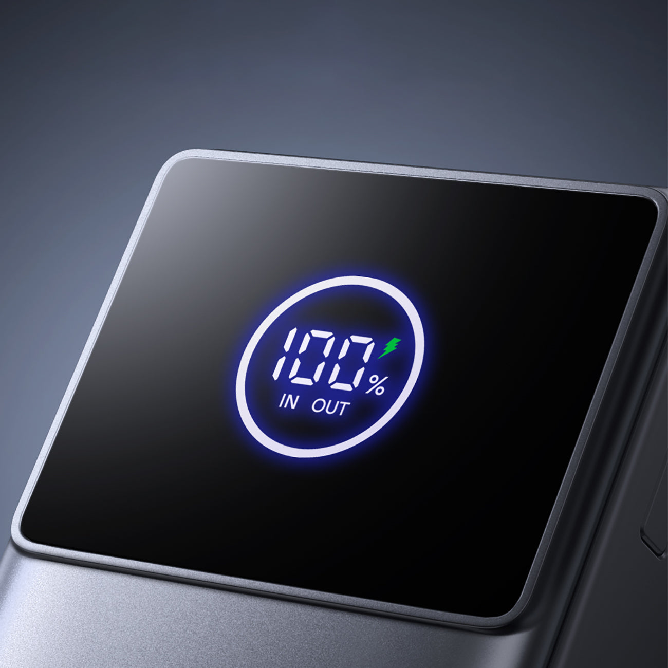 Joyroom išorinė baterija JR-PR1 10000mAh 22.5W su integruotu ištraukiamu USB-C laidu juoda