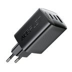 Acefast A108 GaN PD 67W 2xUSB-C 1xUSB-A Sieninis įkroviklis - Juodas -- Cell phone chargers