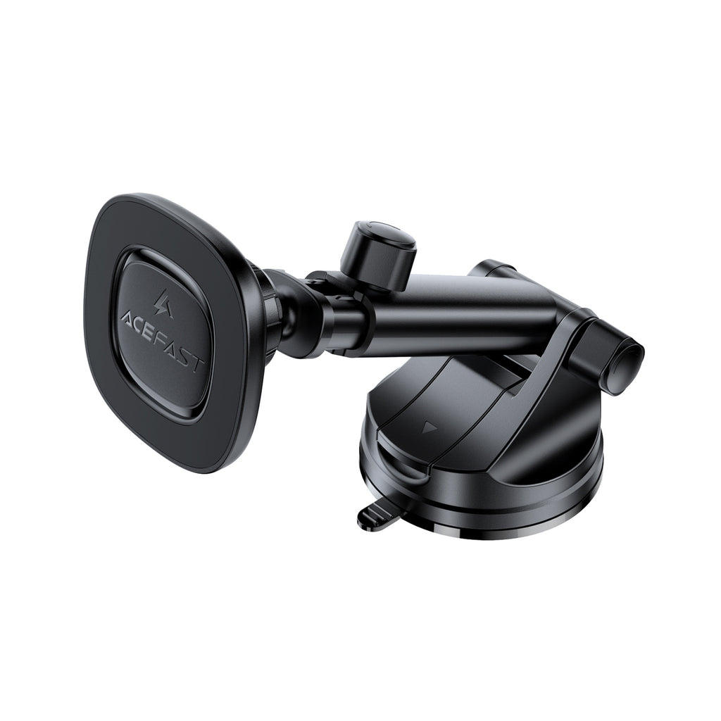 Acefast D47 Magnetinis prietaisų skydelio laikiklis su Wbelaidžiu įkrovikliu - juodas