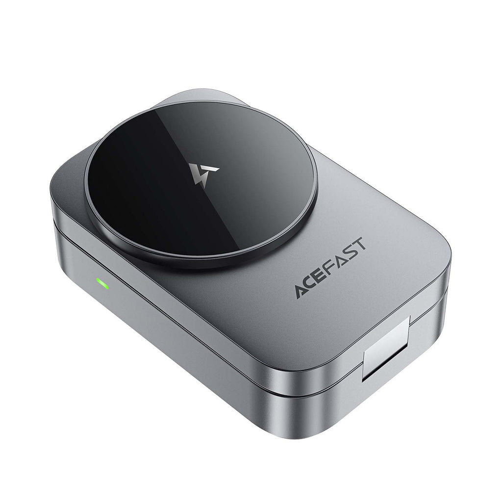 Acefast E22 3-in-1 bevielė indukcine įkrovimo stotis, suderinama su MagSafe - pilka -- Wireless chargers