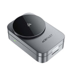 Acefast E22 3-in-1 bevielė indukcine įkrovimo stotis, suderinama su MagSafe - pilka -- Wireless chargers