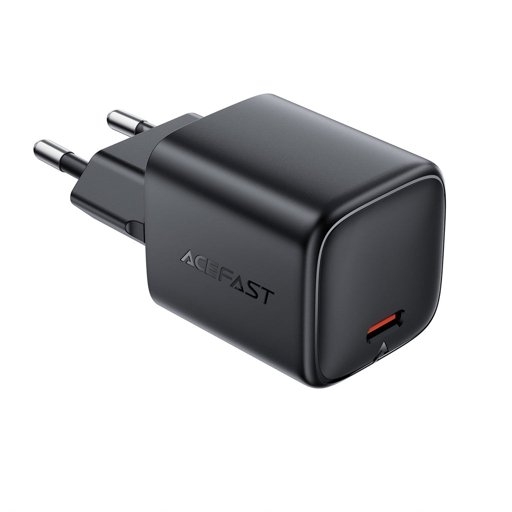 Acefast A119 GaN PD 45W USB-C Sieninis Įkroviklis - Juodas -- Cell phone chargers