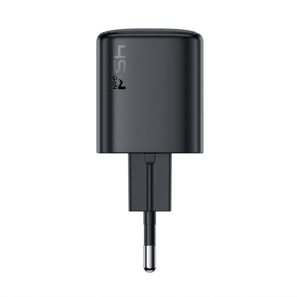 Acefast A119 GaN PD 45W USB-C Sieninis Įkroviklis - Juodas -- Cell phone chargers