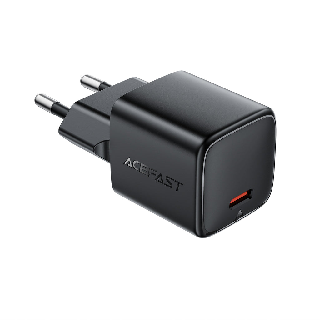 Acefast A117 GaN PD 20W USB-C Wvisas įkroviklis - juodas -- Cell phone chargers