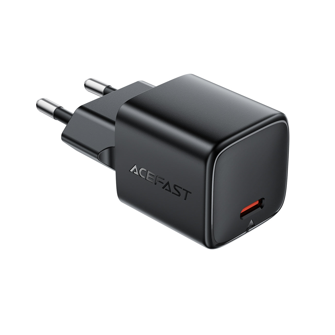 Acefast A117 GaN PD 20W USB-C Wvisas įkroviklis - juodas -- Cell phone chargers
