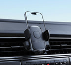 Acefast D56 automobilio oro angos laikiklis su automatine spaustuvu - juodas -- Cell phone holders