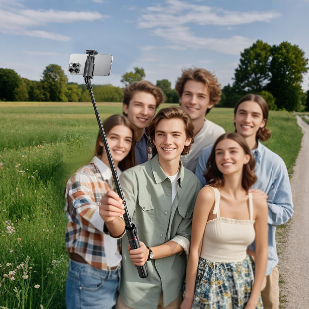 Acefast E31 Selfi lazda su automatiniu greitų sulankstomąja - juoda -- Selfie Sticks & Tripods
