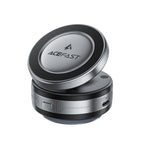 Acefast E29 Magnetinis laikiklis su Wbelaidžiu įkrovikliu su siurbimo taurele prietaisų skydeliui / Windshield - juodas