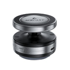 Acefast E29 Magnetinis laikiklis su Wbelaidžiu įkrovikliu su siurbimo taurele prietaisų skydeliui / Windshield - juodas