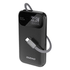 Dudao Išorinė baterija K31 10000 mAh 22.5W PD su integruotu laidu - juodas