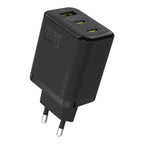 Dudao A29C 65W GaN sieninis įkroviklis + USB-C laidas - juodas