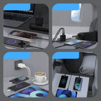 Dudao A29C 65W GaN sieninis įkroviklis + USB-C laidas - juodas