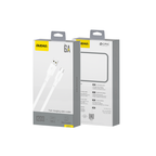 Dudao Laidas L2sT USB-A - USB-C 6A 1.2m baltas