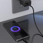 Dudao Laidas L9X 30W USB-C - Lightning 1m - juodas