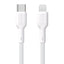 Dudao Laidas L9X 30W USB-C - Lightning 2m - baltas -- Cell phone cables