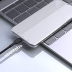 Dudao Laidas L9T 5A USB-A - USB-C 1m - juodas