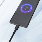 Dudao Laidas L9T 5A USB-A - USB-C 1m - juodas