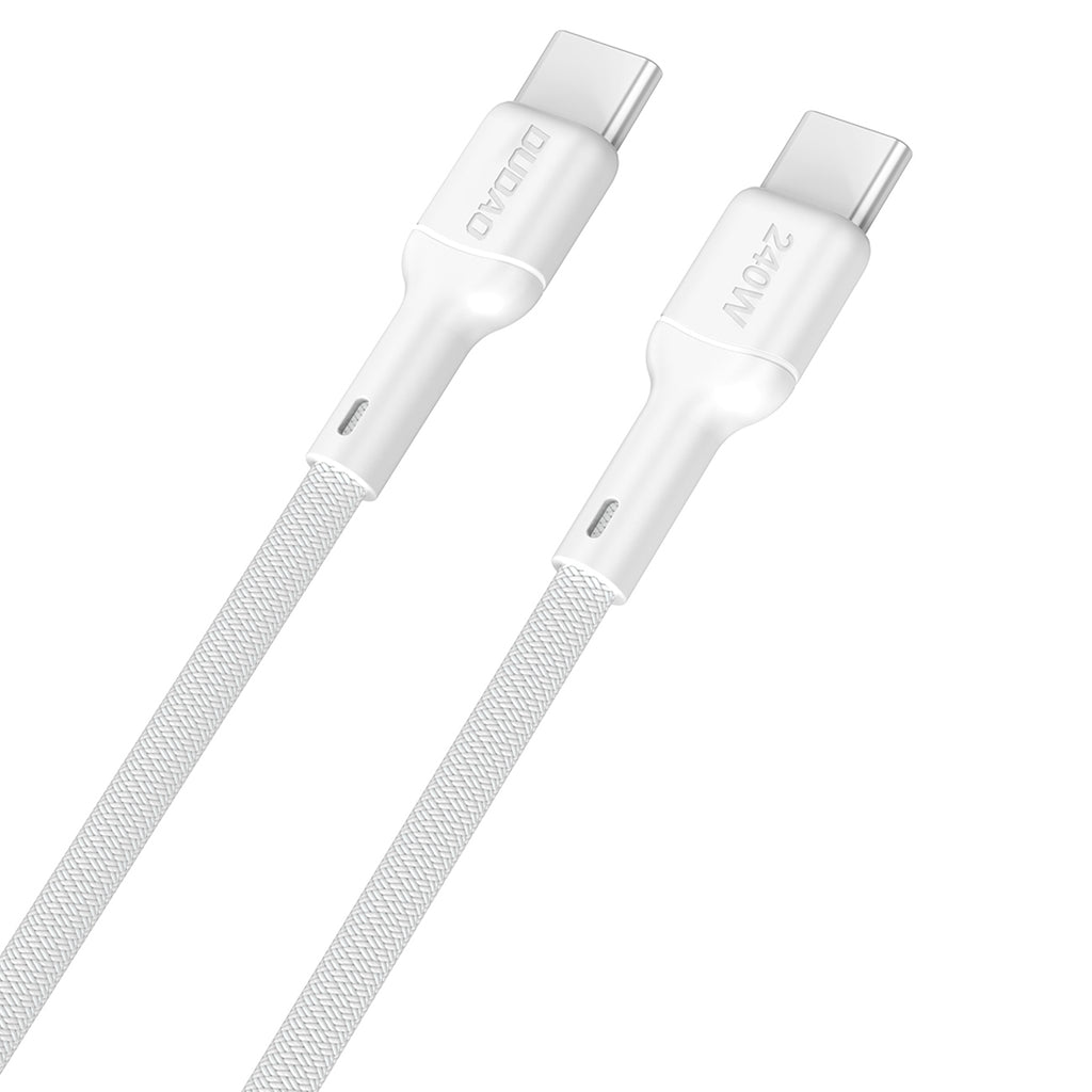 Dudao Laidas L9C Max 240W PD USB-C - USB-C 2m - baltas