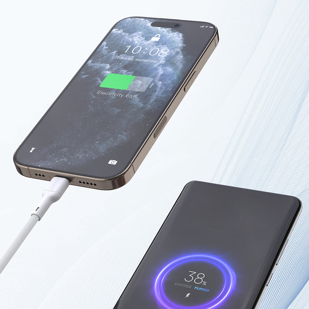 Dudao Laidas L9C Max 240W PD USB-C - USB-C 2m - baltas