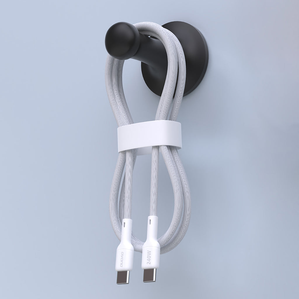 Dudao Laidas L9C Max 240W PD USB-C - USB-C 2m - baltas