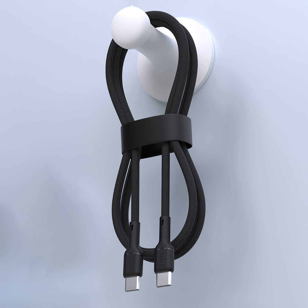Dudao Laidas L9C Max 240W PD USB-C - USB-C 2m - juodas