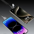 Dudao Laidas L20 Pro 4-in-1 USB-A / USB-C - Lightning / USB-C - juodas
