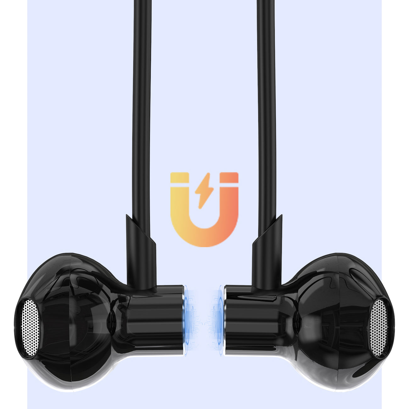 Dudao U5 Max Bluetooth kaklo belaidės ausinės – juodos
