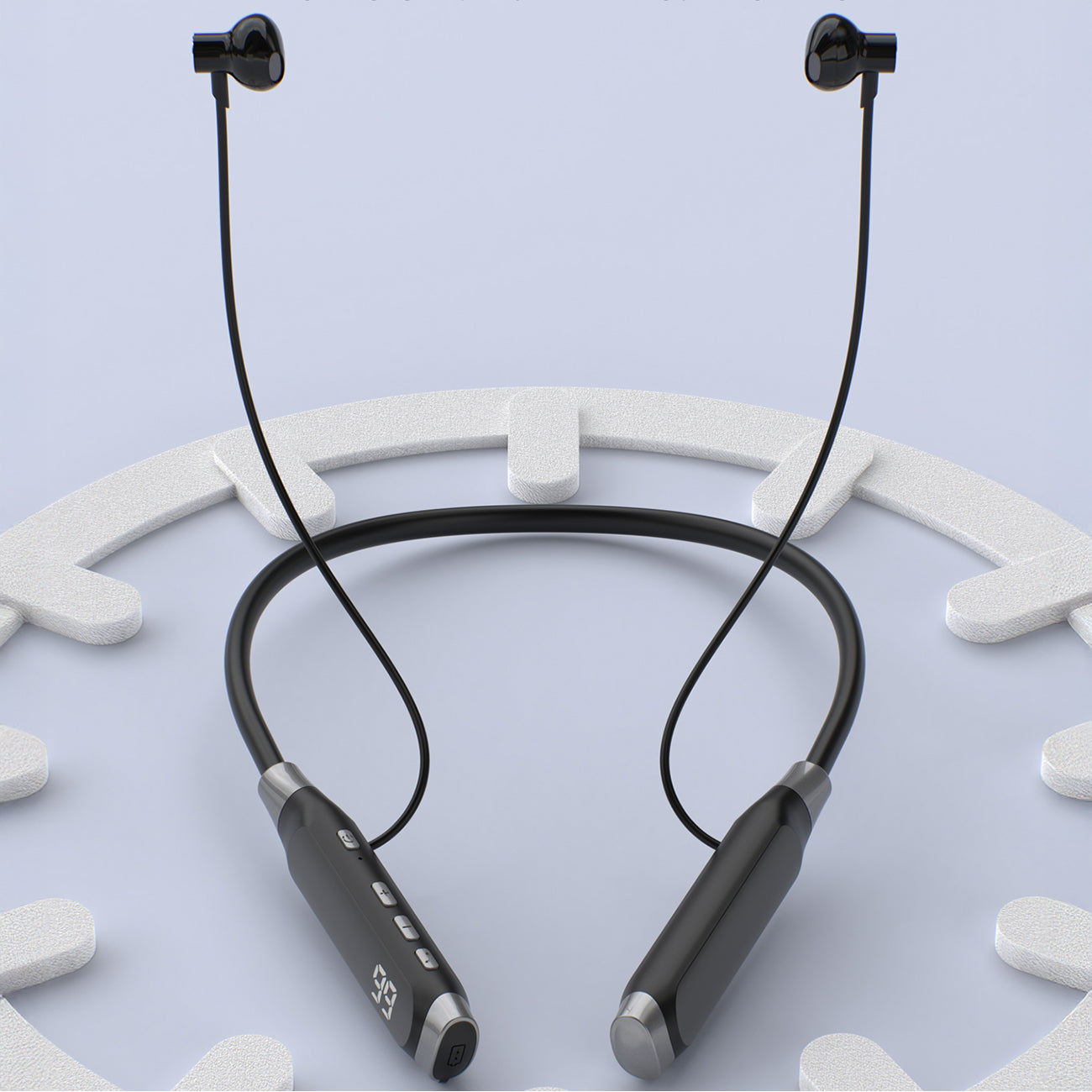 Dudao U5 Max Bluetooth kaklo belaidės ausinės – juodos