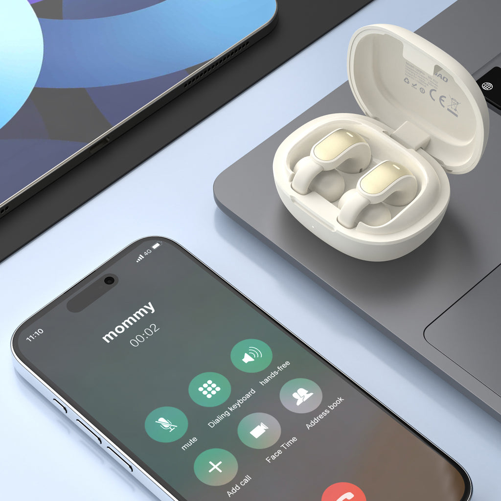 Dudao U20 Pro TWS Bluetooth belaidės ausinės – baltos
