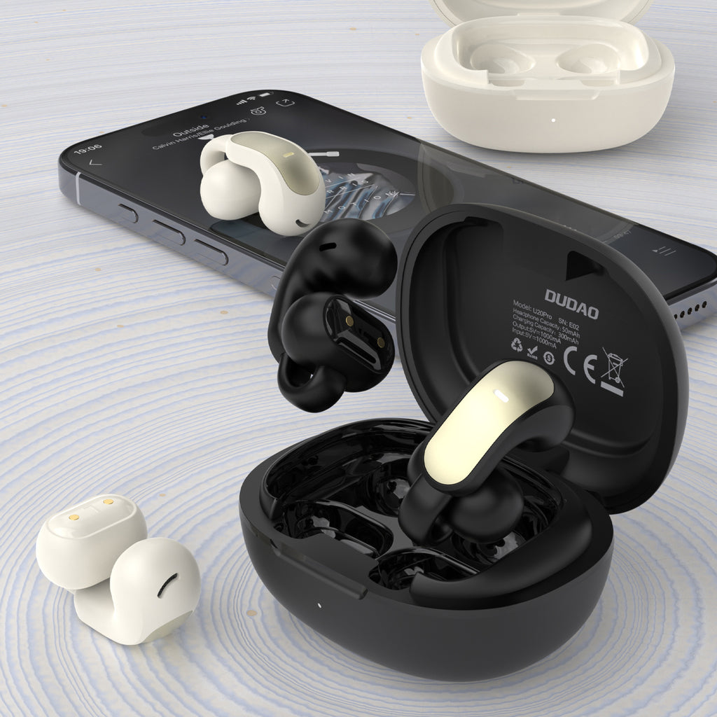 Dudao U20 Pro TWS Bluetooth belaidės ausinės – juodos
