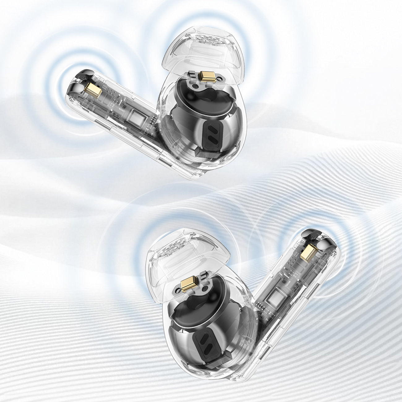 Dudao U21 TWS ANC ENC bluetooth wireless headphones - juoda -- Headphones