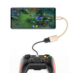 Dudao L15T OTG adapteris USB-C – USB-A – pilka -- USB Adapters