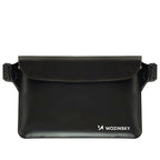 Wozinsky WWS-01 nepromadžiuojantis PVC juosmeninis krepšelis – juodas -- Bicycle Bags