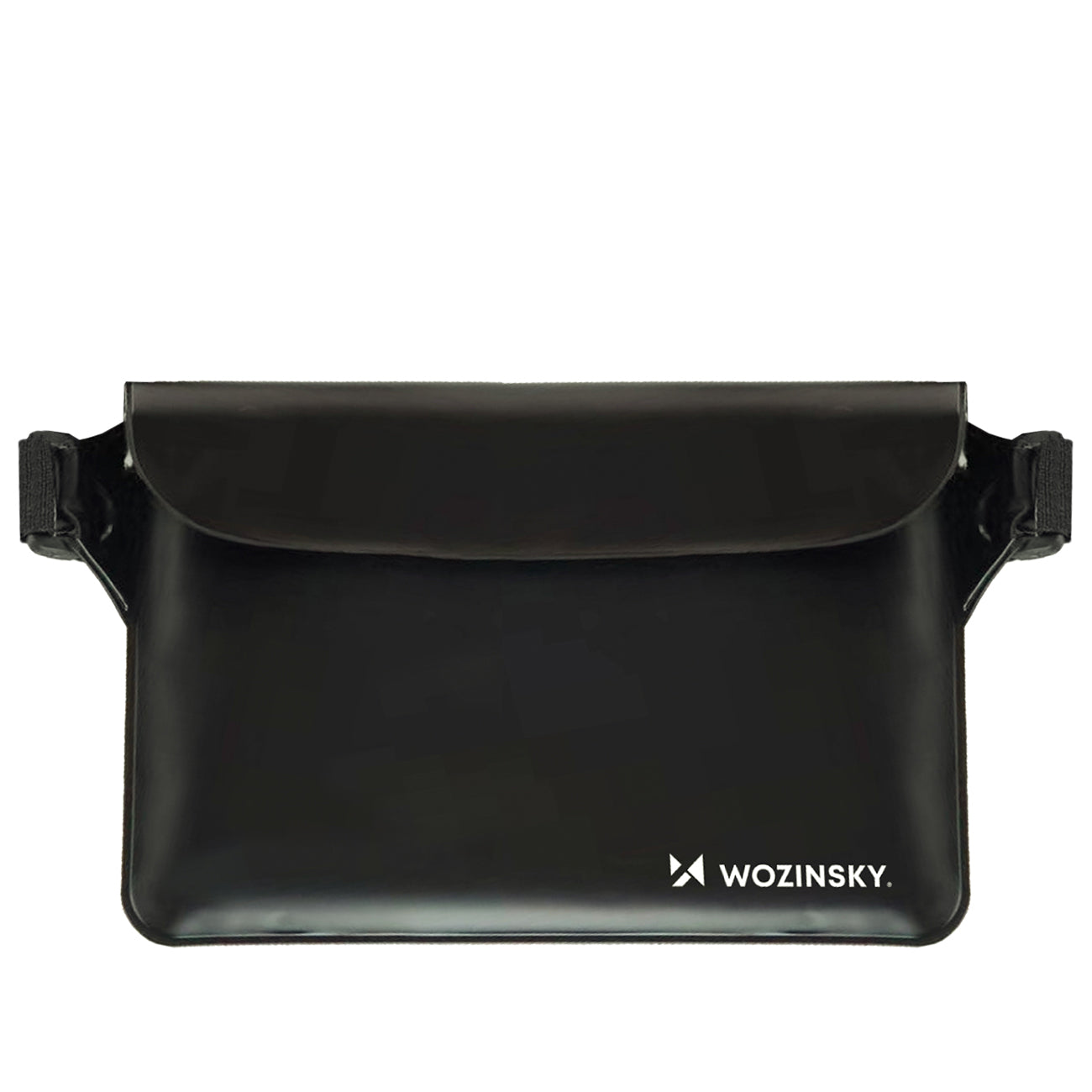 Wozinsky WWS-01 nepromadžiuojantis PVC juosmeninis krepšelis – juodas -- Bicycle Bags