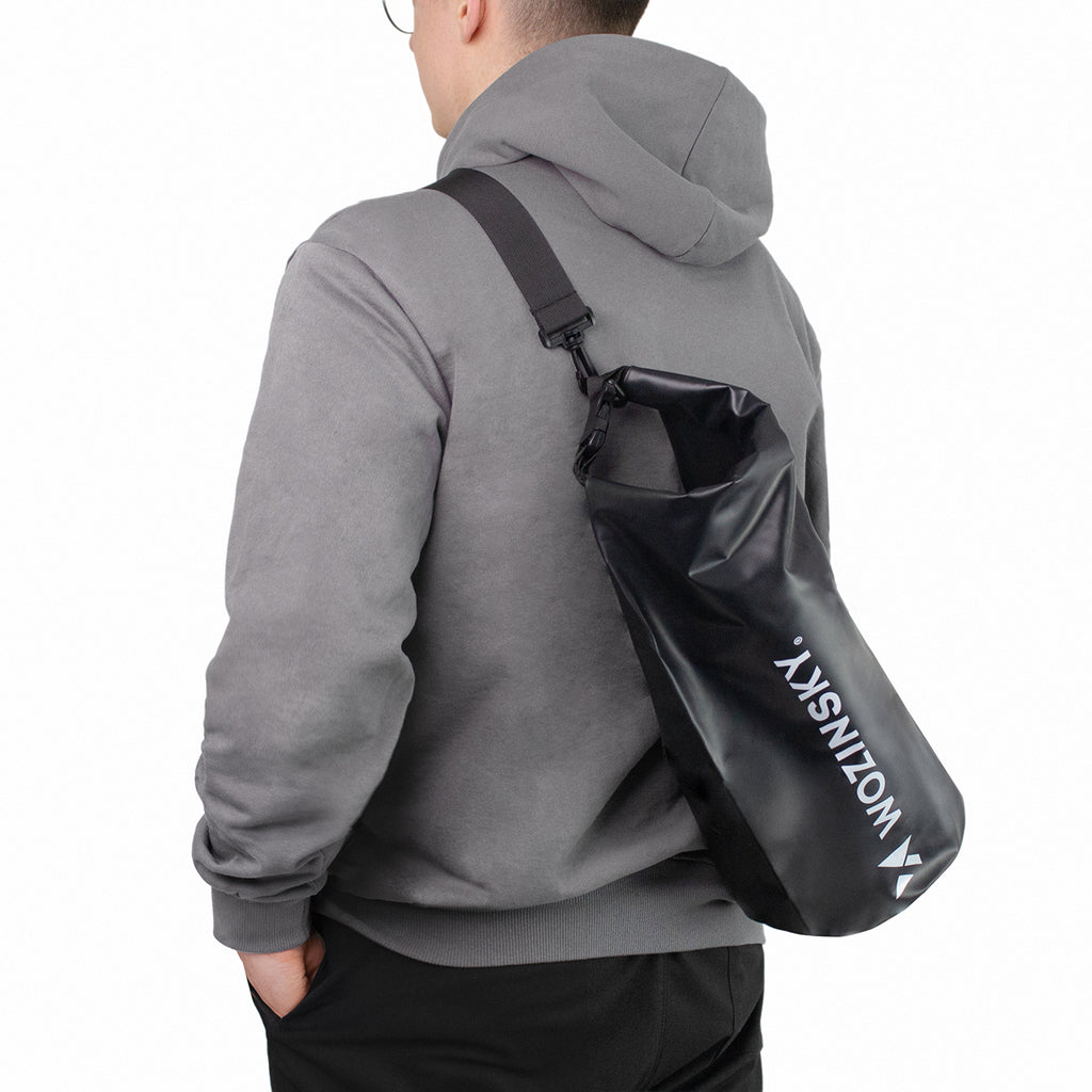 Wozinsky WWK-10 nepromadžiuojantis krepšelis SUP kajako 10 l – juodas -- Bicycle Bags